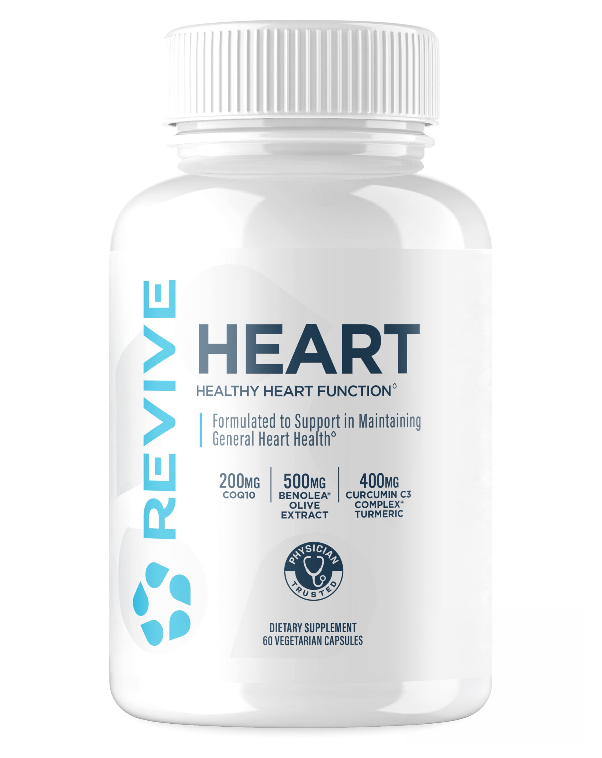 Revive MD Heart Support Dietary Supplement Capsules, 60 Capsules