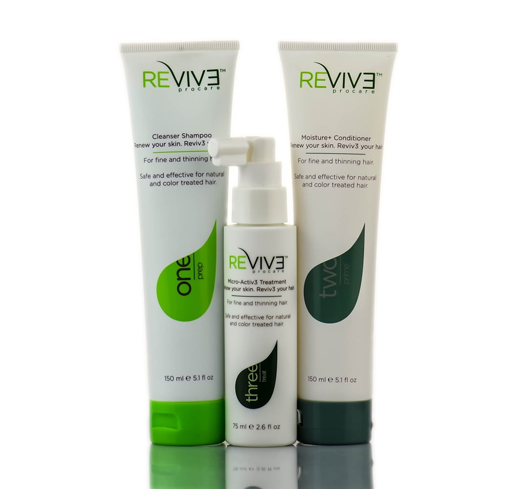 Revive Procare Hair Loss Reduction Kit - 3 Part System with Shampoo