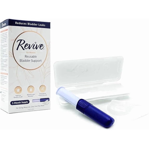 Revive Reusable Bladder Support For Women – Leak Protection For Light Bladder Leaks, Clinically Proven, Comfortable & Discreet, 1 Pack (31 Day Supply)