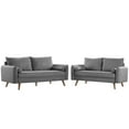 thumbnail image 1 of Modway Revive Upholstered Fabric Sofa and Loveseat Set in Light gray, 1 of 7