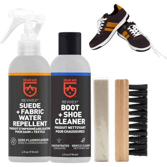 Revivex Suede Shoe Cleaner and Conditioning Kit for Restoring and Waterproofing your Breathable Gore-Tex Sneakers