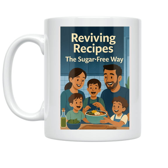 Reviving Recipes The Sugar-Free Way - Cooking for Diabetics - 11 oz Ceramic Coffee Mug