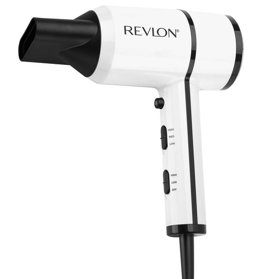 Revlon 1875W Crystal C + Ceramic Hair Dryer, White