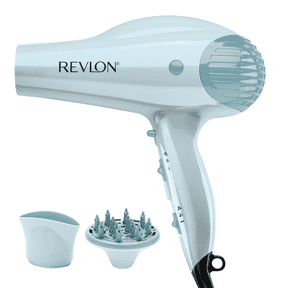 Revlon Ionic Volume Booster Hair Dryer, 1875W, Blue Silver