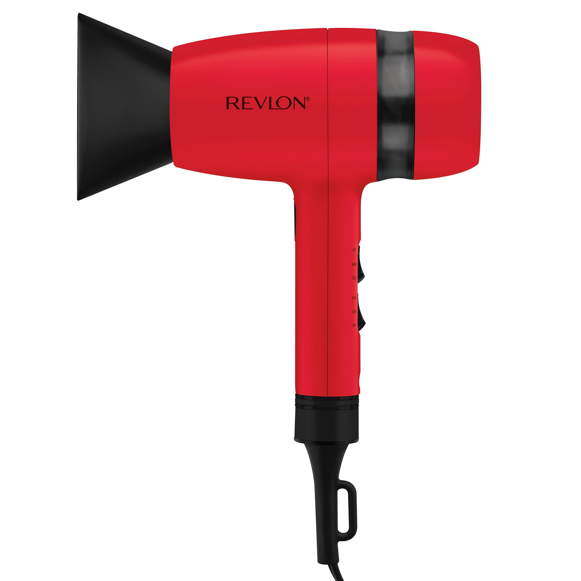 Revlon 1875W Infrared Boost Hair Dryer, High Watt Blow, Red