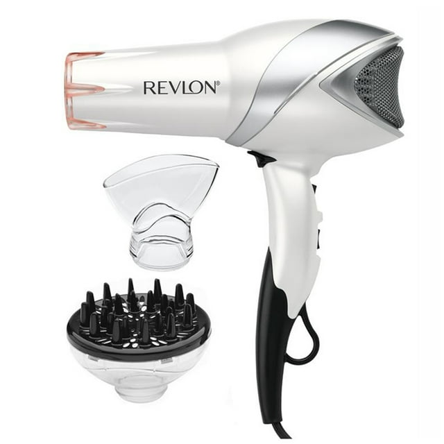Revlon 1875W Infrared Heat + Ceramic Hair Dryer, White