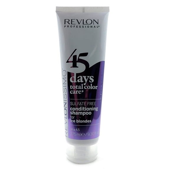 Revlon 45 Days Total Color Care Sulfate Free Conditioning Shampoo for ice blondes 9.30 Fl Oz.