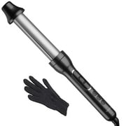 Revlon Adjustable Barrel 2-in-1 Ceramic 1" and 1-1/2" Curling Wand, Black
