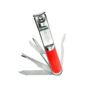 Revlon All in One Stainless Steel Fingernail Clipper, Silver, 1 Count