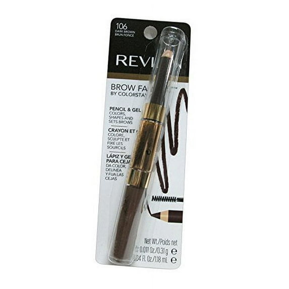 Revlon Brow Fantasy Defining Pencil - Dark Brown (Pack of 2)