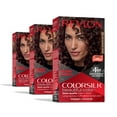 thumbnail image 1 of Revlon ColorSilk Beautiful Color Permanent Hair Color 3 Pack, Dark Mahogany Brown, 3 Pack, 1 of 13