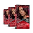 thumbnail image 1 of Revlon ColorSilk Beautiful Color Permanent Hair Color 3 Pack, Deep Burgundy, 3 Pack, 1 of 13