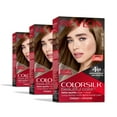 thumbnail image 1 of Revlon ColorSilk Beautiful Color Permanent Hair Color 3 Pack, Light Brown, 3 Pack, 1 of 12