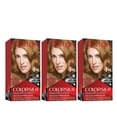 thumbnail image 1 of Revlon ColorSilk Beautiful Permanent Hair Dye, Dark Brown, At Home Full Coverage Application Kit, 57 Lightest Golden Brown, 3 Pack, 1 of 14