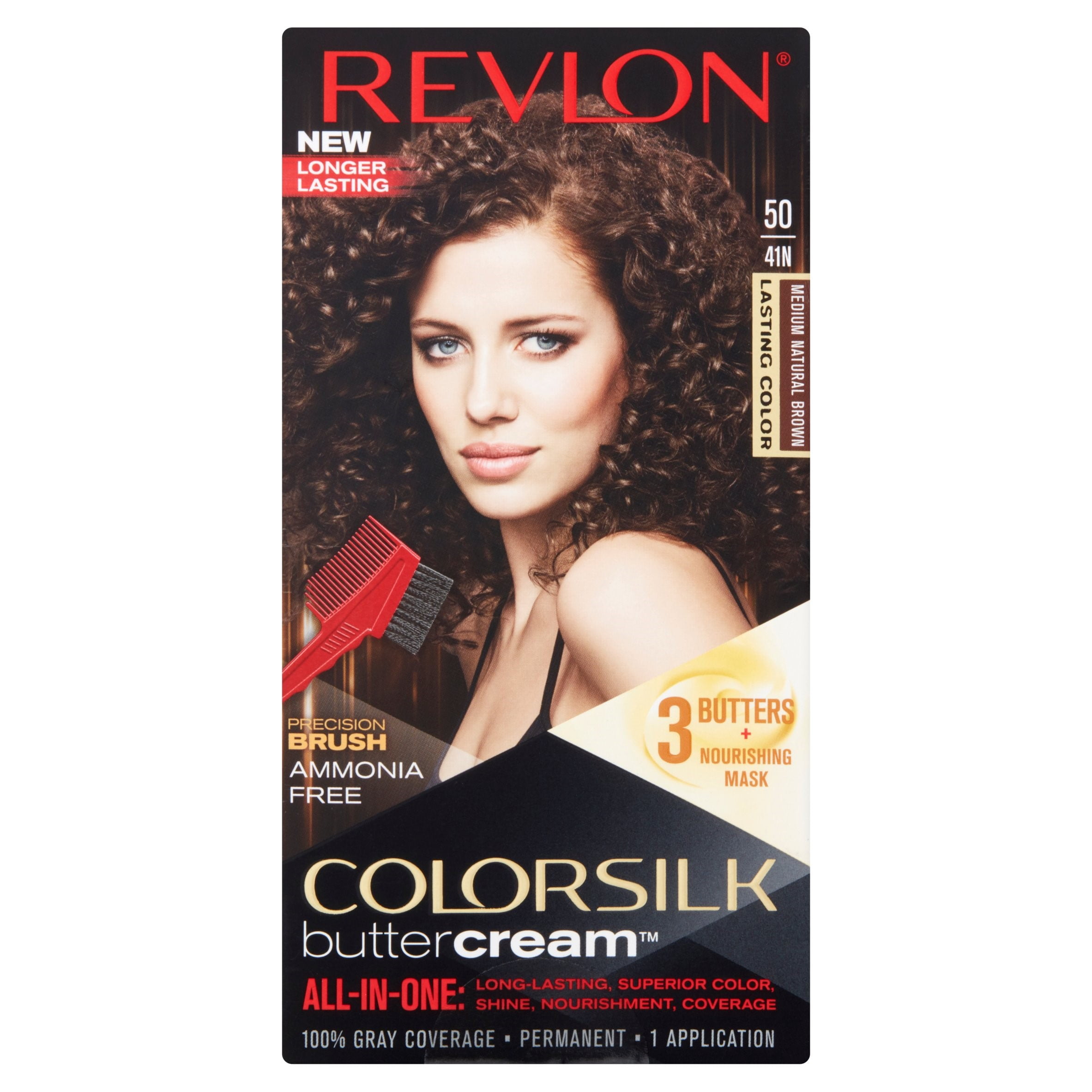 Revlon ColorSilk Buttercream™ Hair Color Medium Natural Brown
