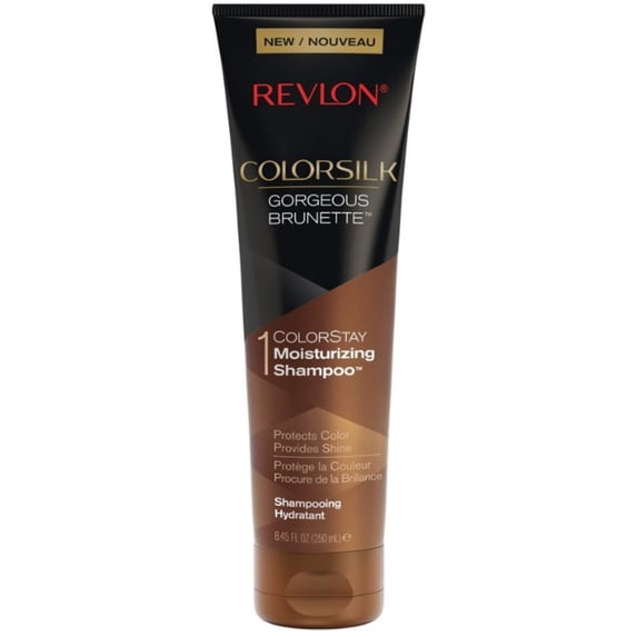 Revlon ColorSilk ColorStay Nourishing Shampoo Gorgeous Brunette, 8.45 oz (Pack of 2)