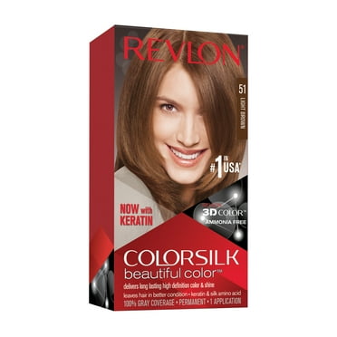 Revlon ColorSilk Hair Color, 51 Light Brown 1 ea