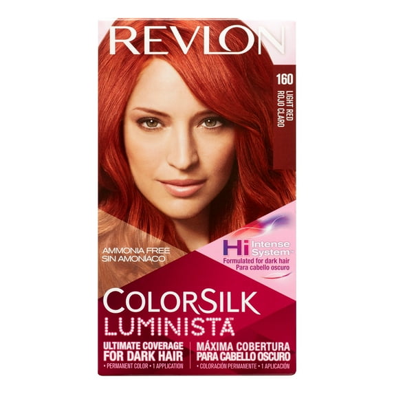 Revlon ColorSilk Luminista Hair Color, Light Red