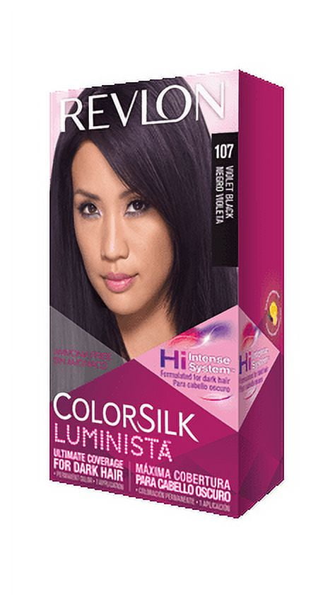 Revlon ColorSilk Luminista Permanent Hair Color 107 Violet Black