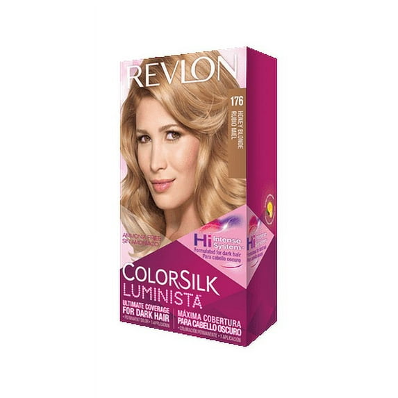 Revlon ColorSilk Luminista, Permanent Hair Color - 176 Honey Blonde