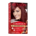 thumbnail image 1 of Revlon ColorSilk Permanent Hair Color, Bond Repair Complex, 49 Auburn Brown, 1 pack, 1 of 14