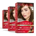 thumbnail image 1 of Revlon ColorSilk Permanent Hair Color, Bond Repair Complex, 51 Light Brown, 3 pack, 1 of 11