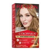 Revlon ColorSilk Permanent Hair Color, Bond Repair Complex, 61 Dark Blonde, 1 pack
