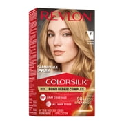 Revlon ColorSilk Permanent Hair Color, Bond Repair Complex, 71 Golden Blonde, 1 pack