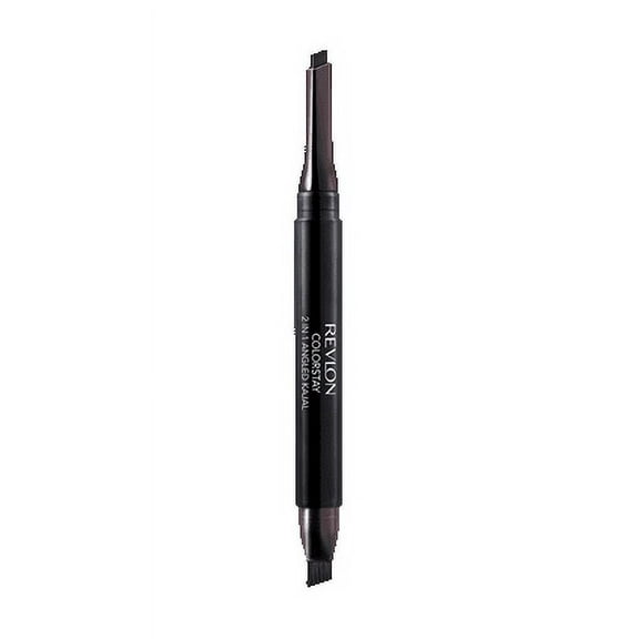 Revlon ColorStay 2 in 1 Angled Kajal Eyeliner, 102 Fig, 0.01 oz