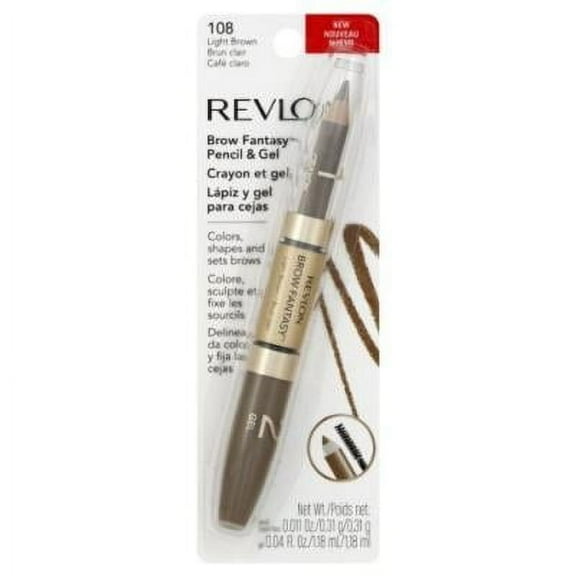 Revlon ColorStay Brow Pencil, [210] Soft Brown 1 ea (Pack of 4)
