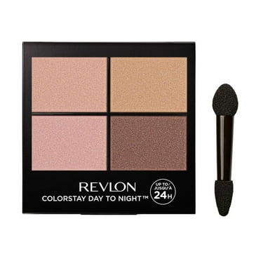 Revlon ColorStay Day to Night Long Lasting Matte and Shimmer Eyeshadow Quad, 505 Decadent, 0.16 oz