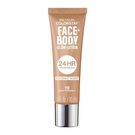 Revlon ColorStay Face & Body Glow Lotion, Luminizing, 110 Glow Through It