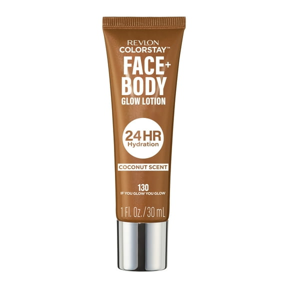 Revlon ColorStay Face & Body Glow Lotion, Luminizing, 130 If You Glow You Glow
