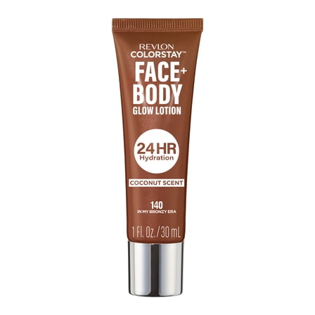 Revlon ColorStay Face & Body Glow Lotion, Luminizing, 140 In My Bronze Era