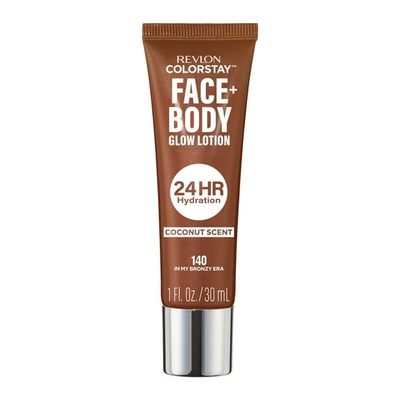 Revlon ColorStay Face & Body Glow Lotion, Luminizing, 140 In My Bronze Era
