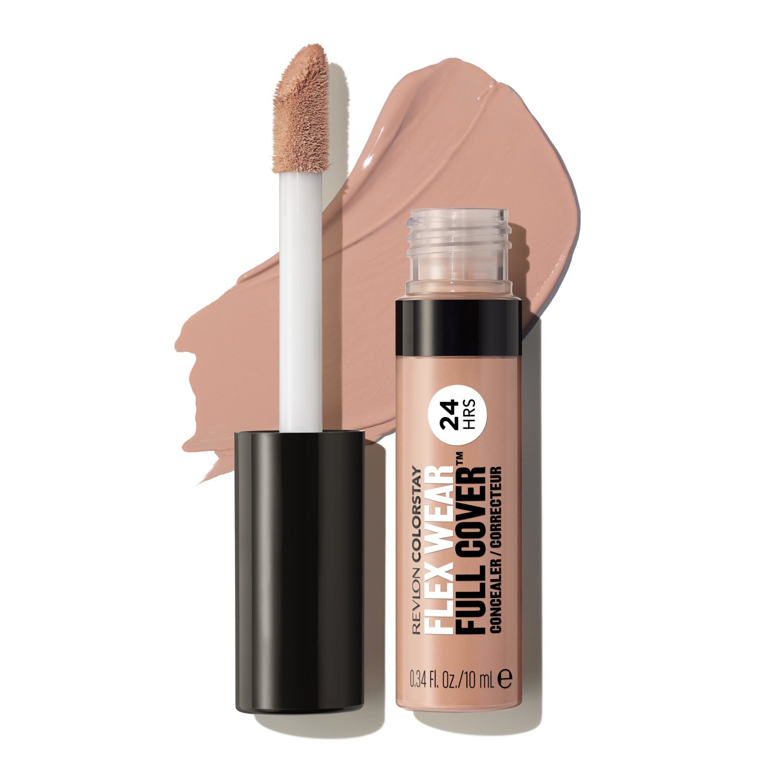 Revlon ColorStay Flex Wear Concealer, Full Coverage, 24HR Wear, 055