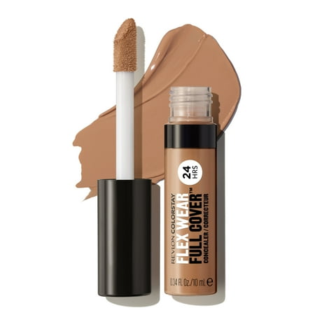 Revlon ColorStay Flex Wear Concealer, Full Coverage, 24HR Wear, 060 Deep, 0.34 fl oz