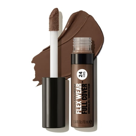 Revlon ColorStay Flex Wear Concealer, Full Coverage, 24HR Wear, 078 Truffle, 0.34 fl oz