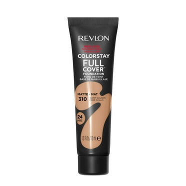 Revlon ColorStay Full Coverage Cream Foundation Makeup, Matte Finish, 310 Warm Golden, 1.0 fl oz