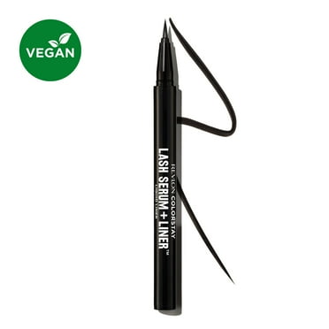 Revlon ColorStay Lash Serum + Liner, Waterproof Eyeliner, 001 Blackest Black