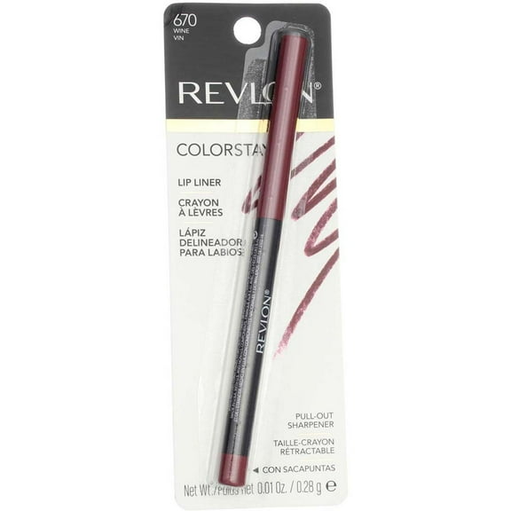 Revlon ColorStay Lip Liner with SoftFlex, Wine [670] 1 ea (Pack of 3)