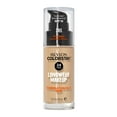 thumbnail interactive-video image 1 of Revlon ColorStay Liquid Foundation Makeup, Matte Finish, Combination/Oily Skin, SPF 15, 285 Shell, 1 fl oz, 1 of 11