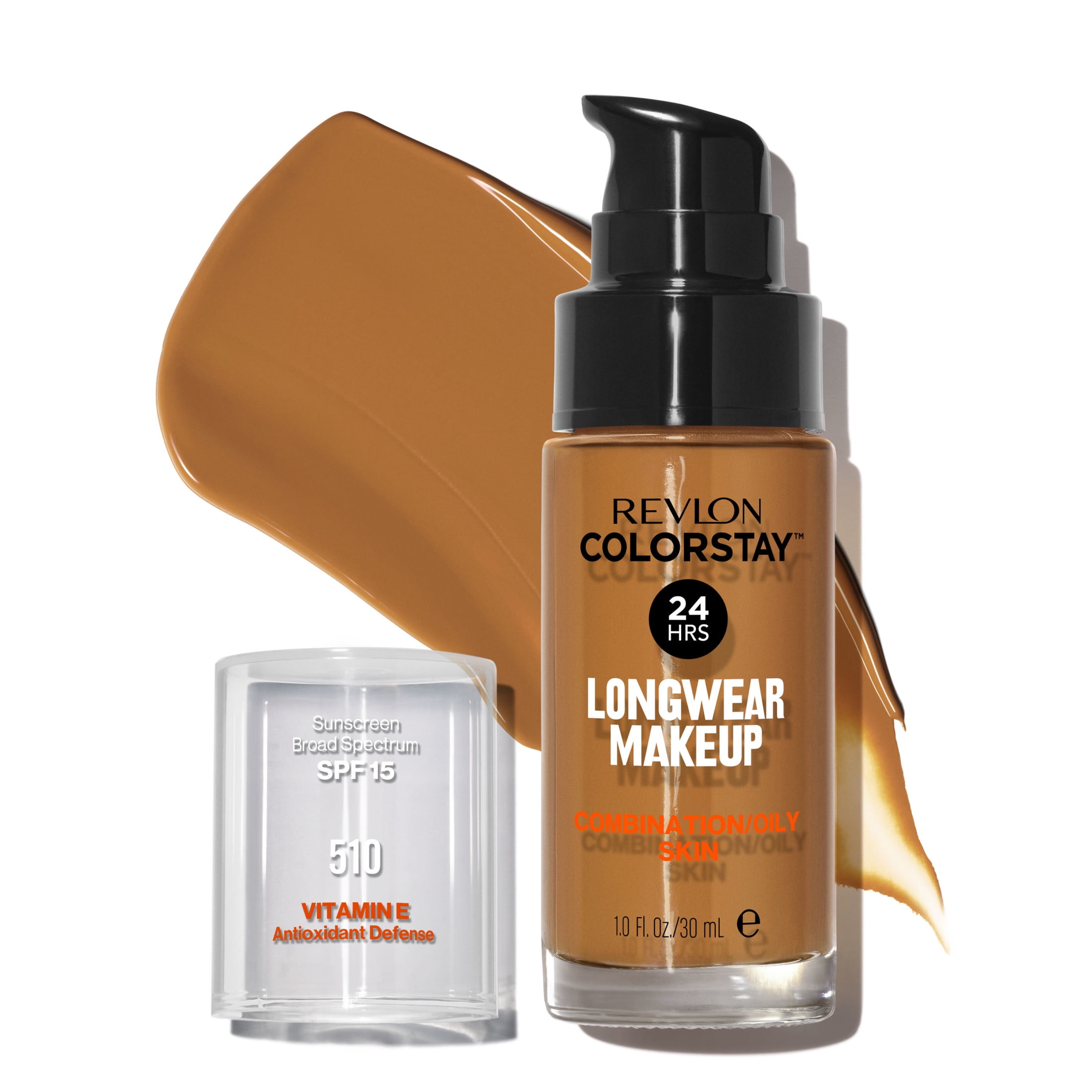 Revlon ColorStay Foundation, Full Coverage, Longwear, SPF 15, Matte ...