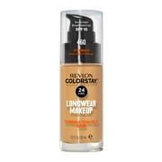 Revlon ColorStay Liquid Foundation Makeup, Matte Finish, Combination/Oily Skin, SPF 15, 460 Macadamia, 1 fl oz