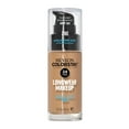 thumbnail image 1 of Revlon ColorStay Liquid Foundation Makeup, Normal/Dry Skin, SPF 20, 390 Rich Maple, 1 fl oz, 1 of 9