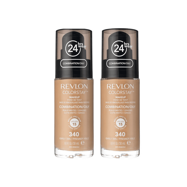 Revlon ColorStay Liquid Foundation for Combination/Oily Skin SPF 15 (PACK OF 2)