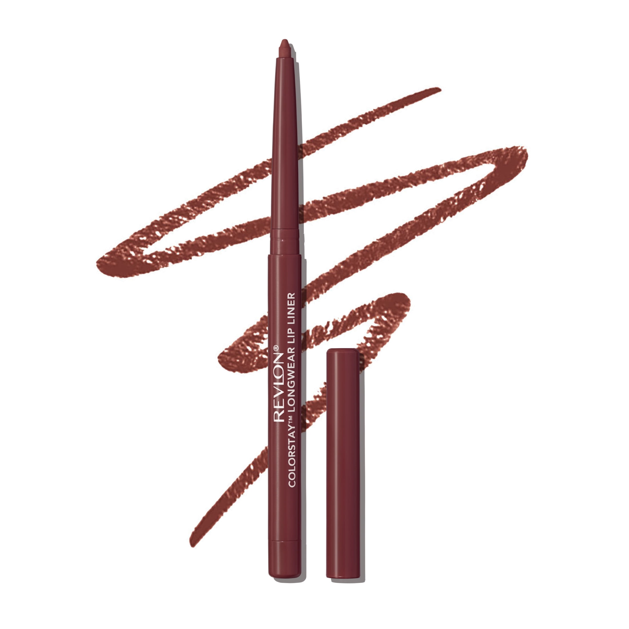 Revlon, Lip Liner, 640 Raisin, Longwear, 0.01 oz, built-in
