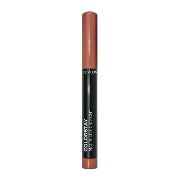 Revlon ColorStay Matte Lite Crayon Lightweight Lipstick, 002 Clear The Air, 0.049 oz