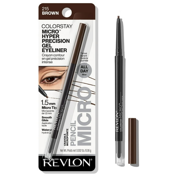Revlon ColorStay Microâ„¢ Hyper Precision Gel Eyeliner, 215 Brown, 0.002 oz