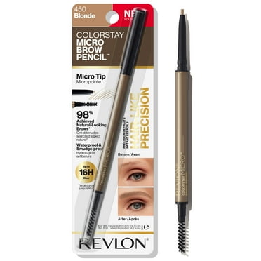Revlon ColorStay Micro Waterproof and Long Wearing Eyebrow Pencil, 450 Blonde, 0.003 oz